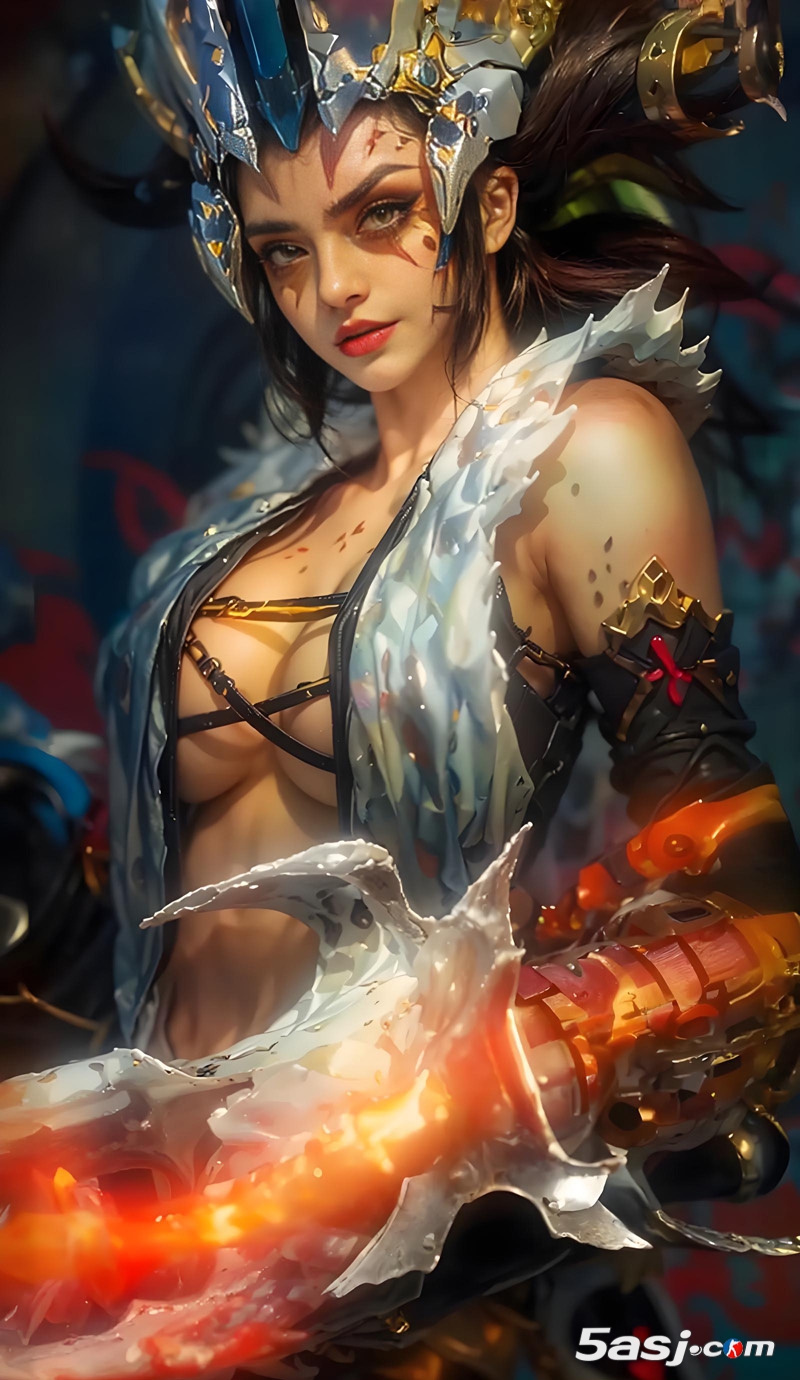 AI繪制的LOL美女角色欣賞：如何重塑英雄聯(lián)盟的美學表達？