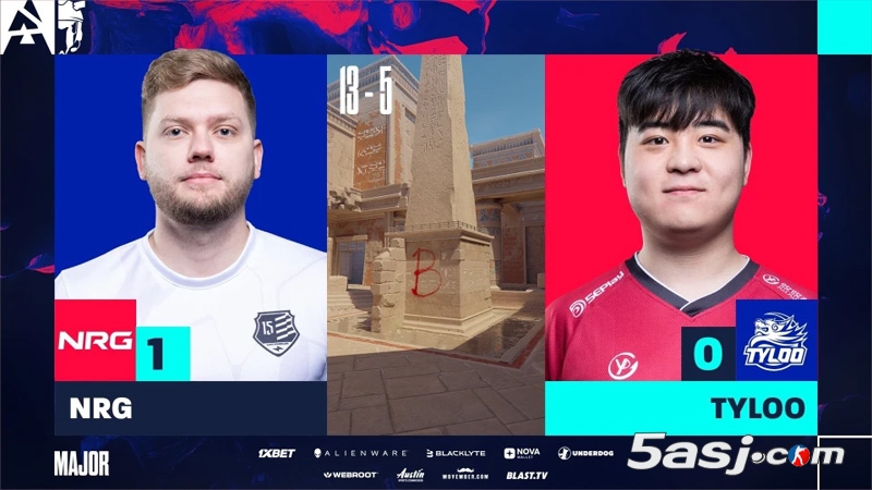 奧斯汀Major戰(zhàn)報 | 狀態(tài)欠佳，TYLOO 5-13不敵NRG落入0-1組