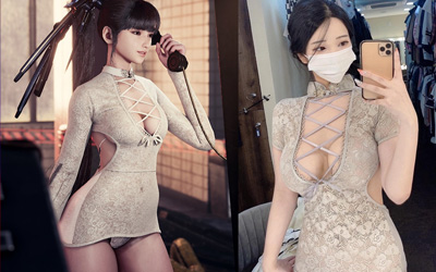 《劍星》新體模尹雪花新服裝‘白珍珠’4K壁紙公開，深