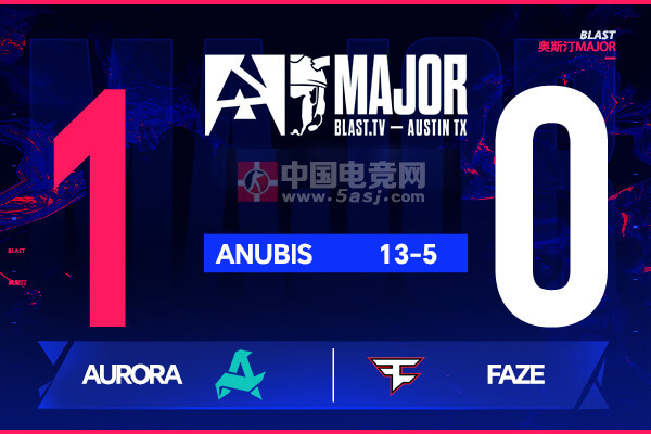 奧斯汀Major戰(zhàn)報：XANTARES天神下凡！Aurora 13-5碾壓FaZe