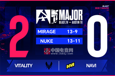 NAVI惜敗Vitality無緣BLAST奧斯汀Major四強｜ZywOo關(guān)鍵發(fā)揮｜戰(zhàn)術(shù)復(fù)盤