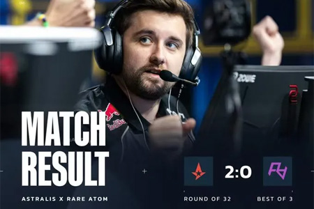 BLAST賞金賽S2戰(zhàn)報(bào)：Astralis 2-0 碾壓式晉級(jí)，RA遺憾止步