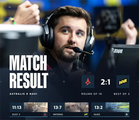 BLAST賞金賽S2：Astralis 2-1 NAVI，jabbi圖三爆發(fā)率隊(duì)