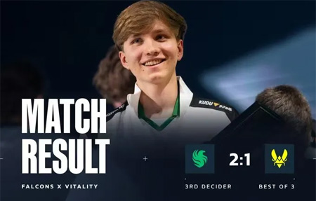 CS電競世界杯（EWC）季軍賽：Falcons 2-1 Vitality，小蜜蜂