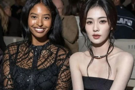 白鹿×科比大女兒娜塔莉亞米蘭時(shí)裝周同框！全黑造型反差炸場，Emporio Armani大秀上演東西方美學(xué)碰撞