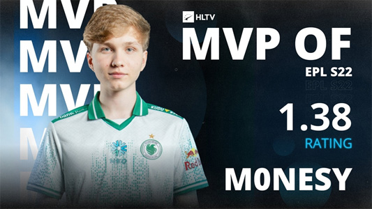 EPL S22選手rating榜：m0NESY 1.38封王！Twistzz回歸爆發(fā)，ZywOo三甲（附TOP10名單）