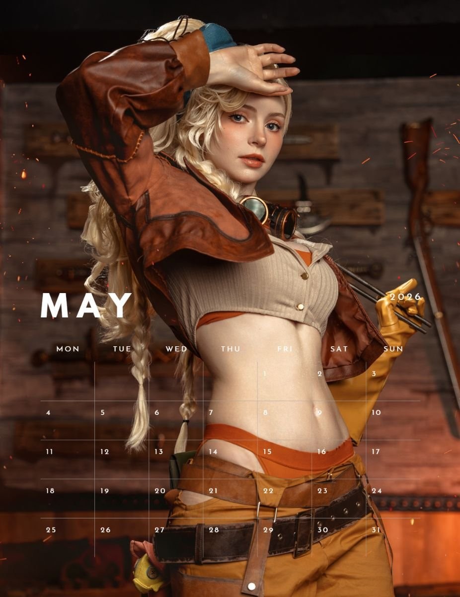 艾什莉體模Cos新作：可愛女仆以及瑪莉·蘿絲入浴圖