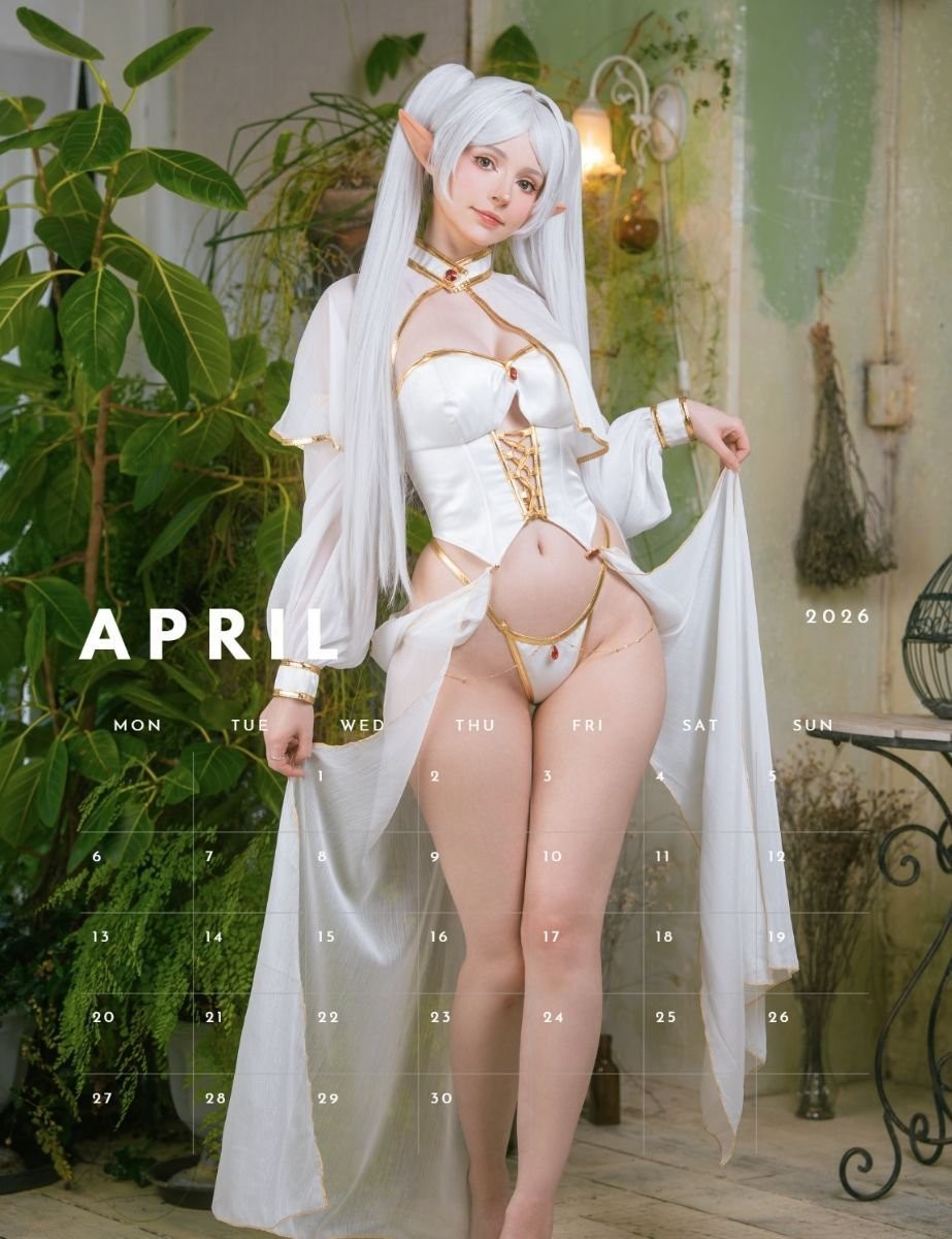 艾什莉體模Cos新作：可愛女仆以及瑪莉·蘿絲入浴圖