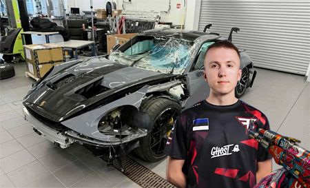 ropz天價座駕半價拋售！7萬歐入手保時捷GT3 RS事故車，發(fā)動機變速箱竟完好無損？
