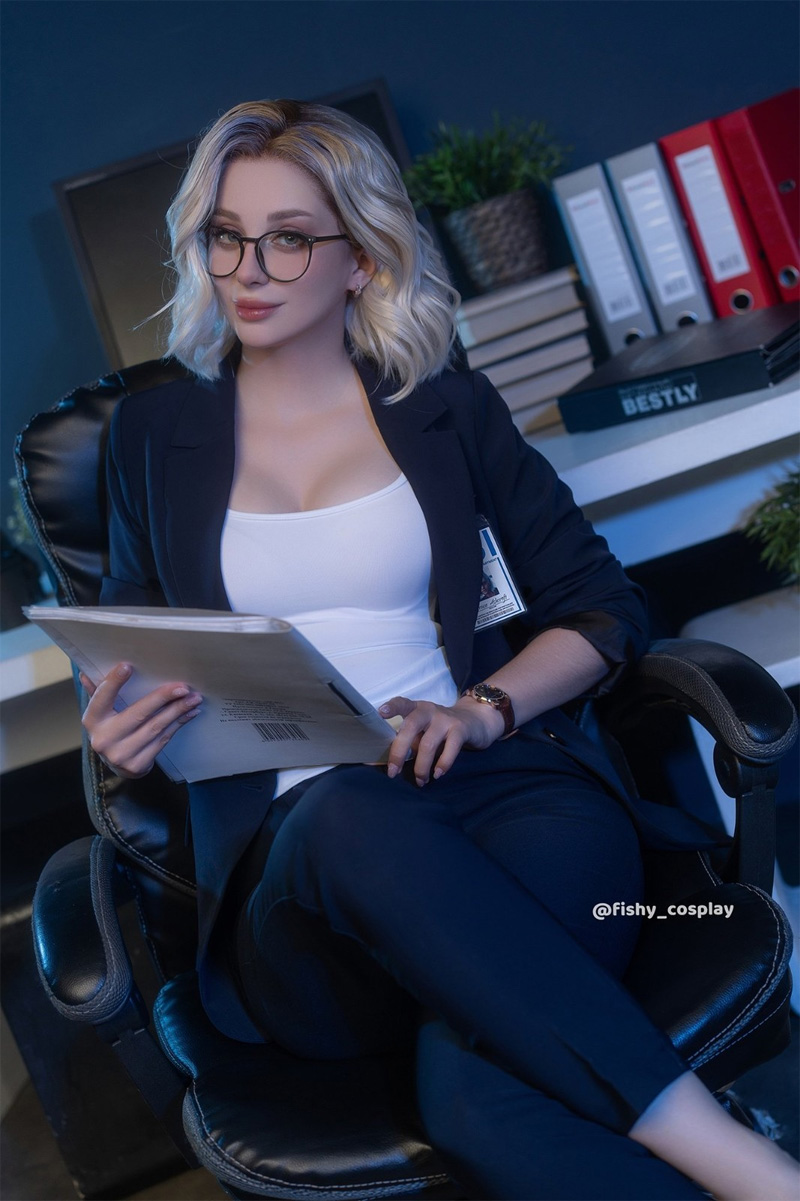 神還原！俄羅斯美女模特 COS《生化危機：安魂曲》格蕾絲