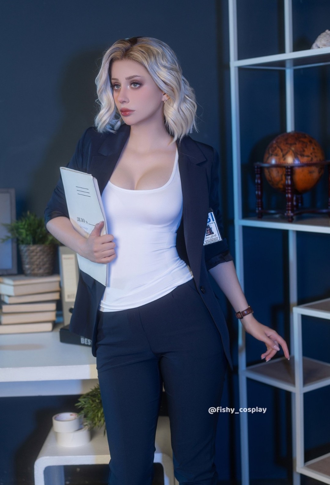 神還原！俄羅斯美女模特 COS《生化危機：安魂曲》格蕾絲