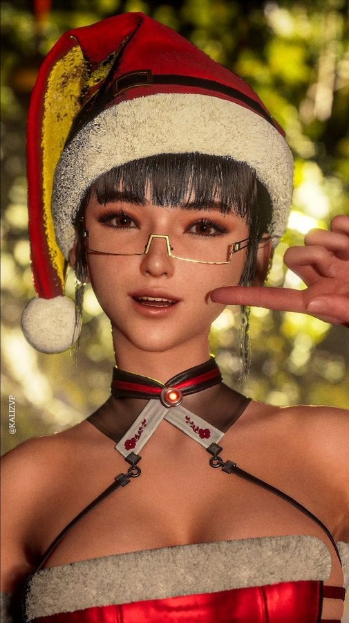 伊芙性感圣誕裝！ 《劍星》官方發(fā)布節(jié)日賀圖及同人作品賞析