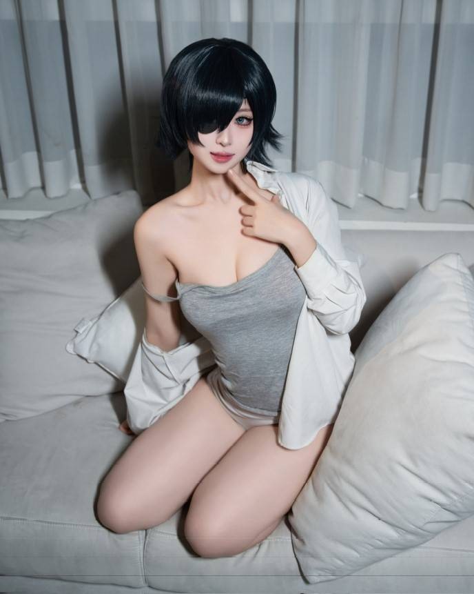 韓國美女MAGATA分享了《電鋸人》角色姬野Cos美圖