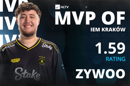 ZywOo神跡封神！1.59 Rating碾壓全場(chǎng)，IEM克拉科夫2026 
