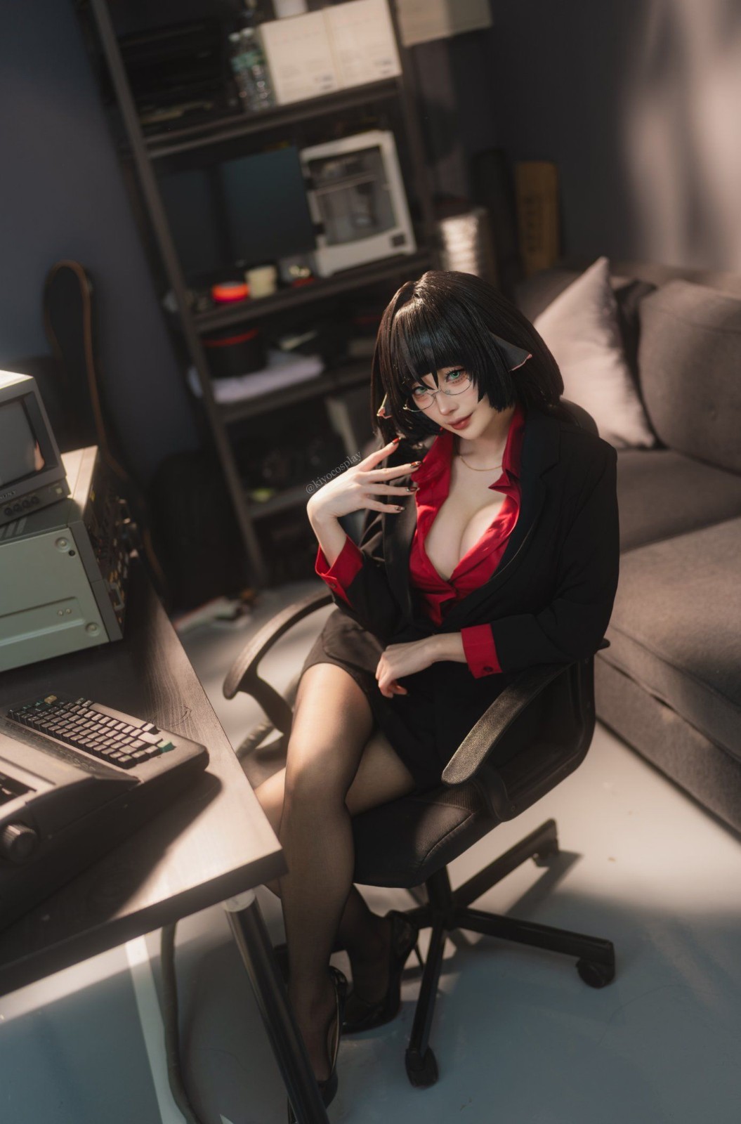 新加坡美女Cos多個游戲角色美照，性感曲線，誘人的大雷！